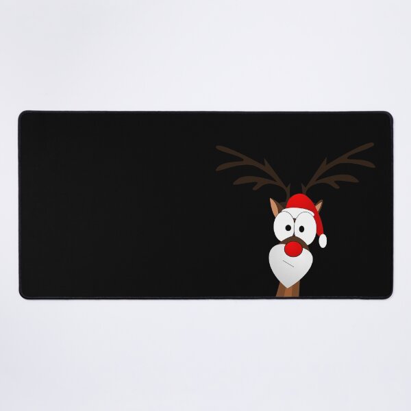 Christmas with the reindeer Rudolph Desk Mat