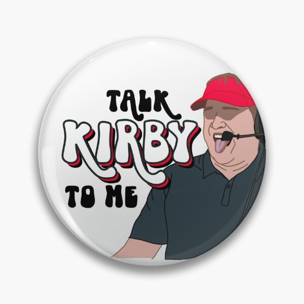 talk kirby to me uga gameday button Pin