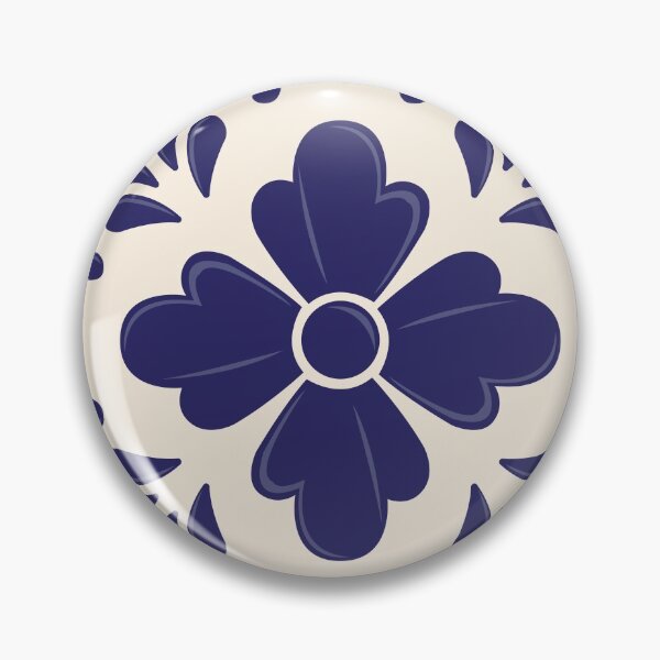 Item preview, Mexican Talavera Flower by Akbaly designed and sold by Akbaly.