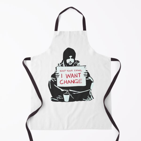 Item preview, Keep your coins, I want change - Banksy Graffiti designed and sold by portokalis.