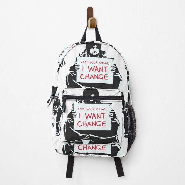Item preview, Keep your coins, I want change - Banksy Graffiti designed and sold by portokalis.