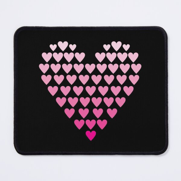 Item preview, Pink Gradient Heart shaped Hearts designed and sold by Ninja Design Printable.