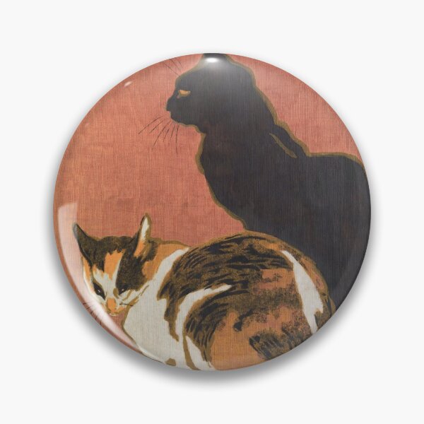 Item preview, Vintage Two Cats Painting Steinlen designed and sold by VintageArchive.