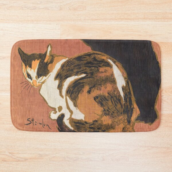 Item preview, Vintage Two Cats Painting Steinlen designed and sold by VintageArchive.