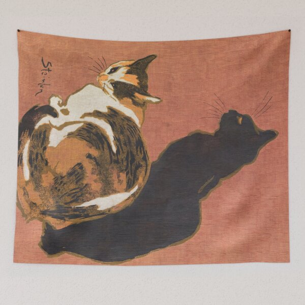 Item preview, Vintage Two Cats Painting Steinlen designed and sold by VintageArchive.