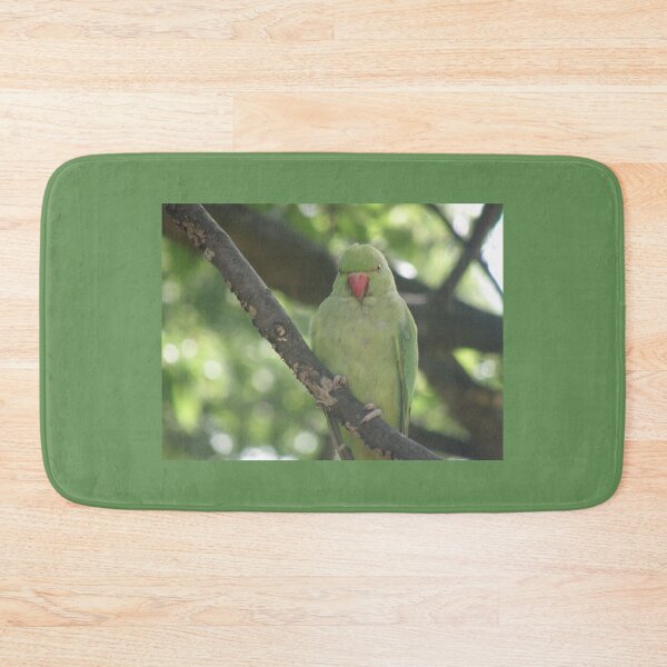 Item preview, Perching Ring Necked Parakeet Photograph designed and sold by naturegallery.