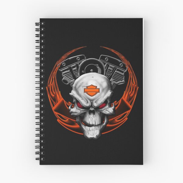 Item preview, Orange Flames with Skull & Engine designed and sold by Mikeb10462.