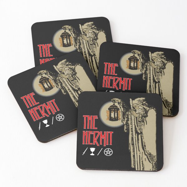 Item preview, The Hermit Tarot Card - 70s Rock Parody designed and sold by Occult Designs.