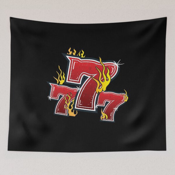 Item preview, 777 Lucky Slot Machine Numbers Jackpot  designed and sold by abowlofsoda.