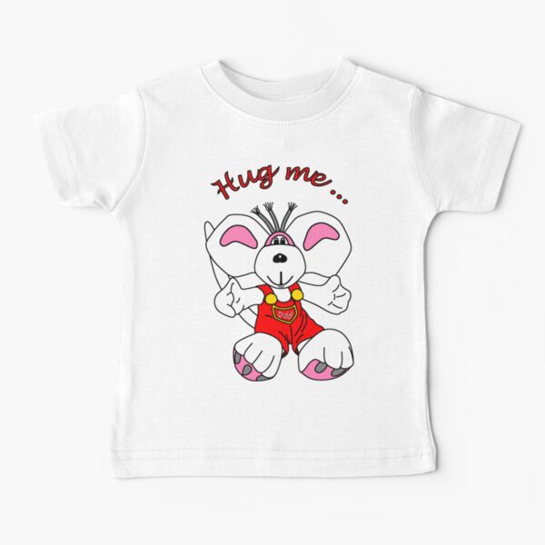 Diddl Rotes Sitzen Baby T-Shirt