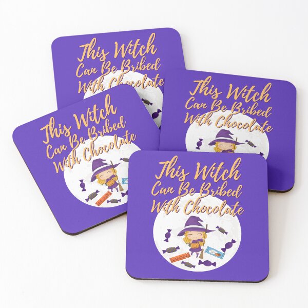 Item preview, This Witch Can Be Bribed With Chocolate designed and sold by GleamingGiant.