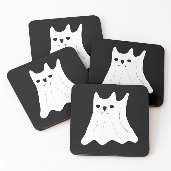 Item preview, Halloween, cat dressed as a ghost designed and sold by Bodino.