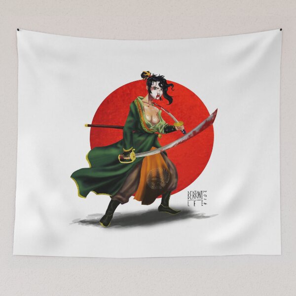 Item preview, Samurai geisha designed and sold by Bertoni-Lee.