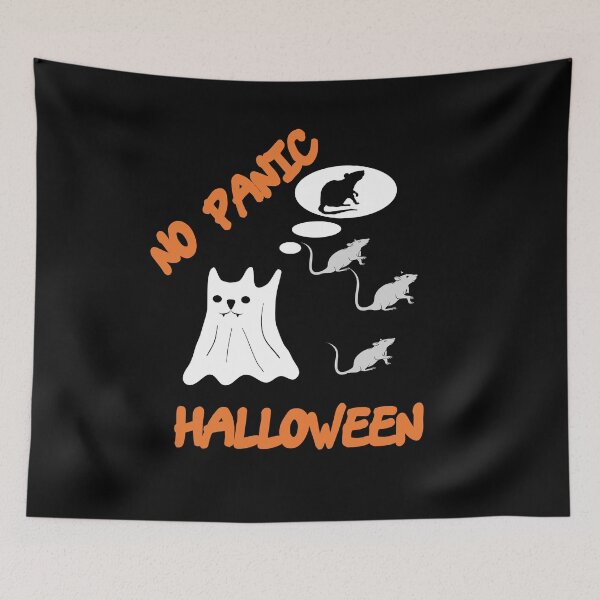 Item preview, Do not panic, it's just a ghost cat. designed and sold by Bodino.