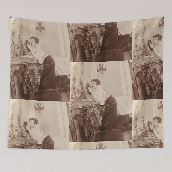 Item preview, Claudette Colbert admires herself in the mirror designed and sold by Jenniferkate72.