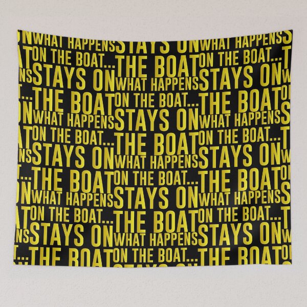 Item preview, What happens on the boat... Stays on the boat - Sailing Sailor Sarcastic Funny Hilarious Present For Mom, Dad , Girlfriend Or Boyfriend designed and sold by Aymanclothings.