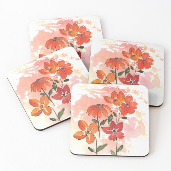 Item preview, Watercolor Flowers designed and sold by Rozy Singh.