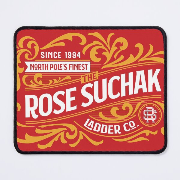 Item preview, The Rose Suchak Ladder Co. (White and Gold on Red) designed and sold by Justin Ellis.