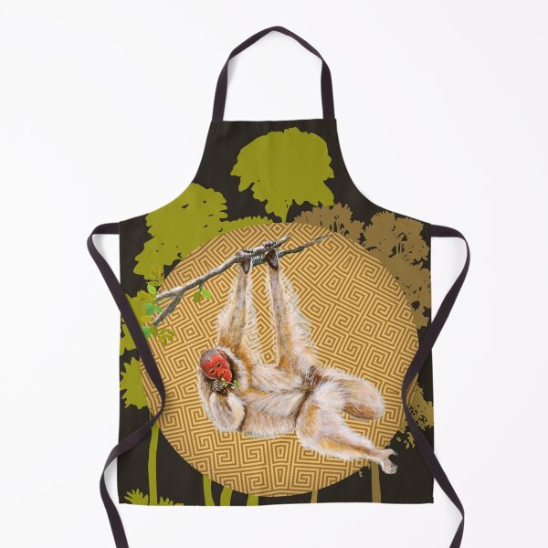 Item preview, "Indigenous Bald Uakari & Forest" designed and sold by mandalatepui.
