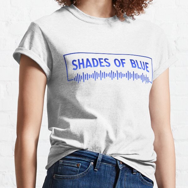 1.Buy Women's Blue T-shirt, Premium Shade of Calm Blue Color