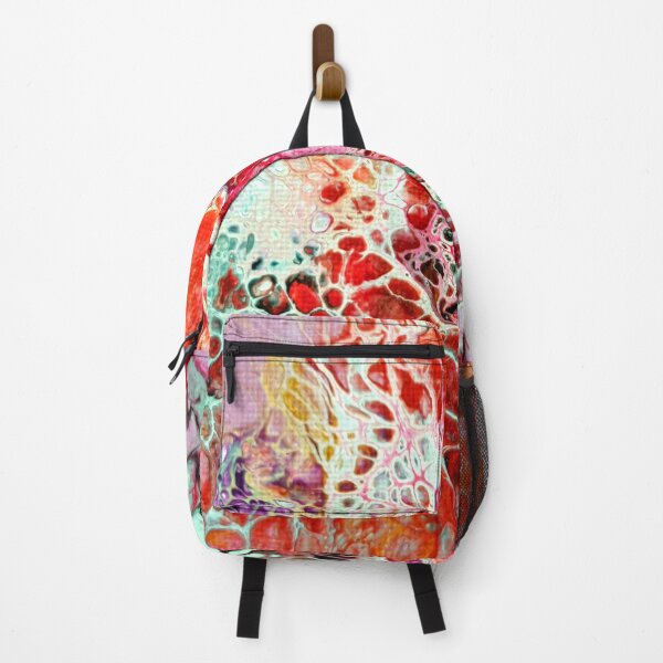 Item preview, Melting Raspberry Lacing Acrylic Art designed and sold by ArtandSoulFluidArt.