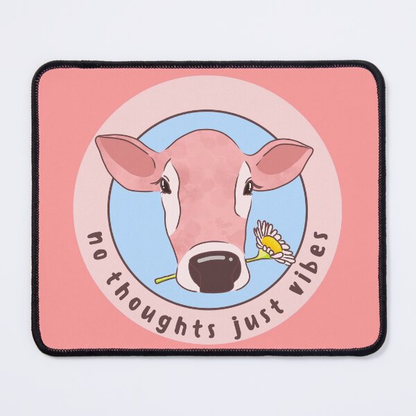 Item preview, No thoughts just vibes cow designed and sold by Pauli-.
