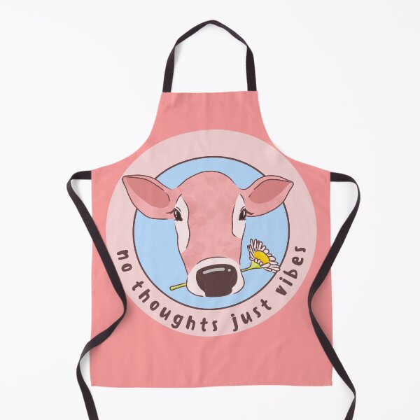 Item preview, No thoughts just vibes cow designed and sold by Pauli-.
