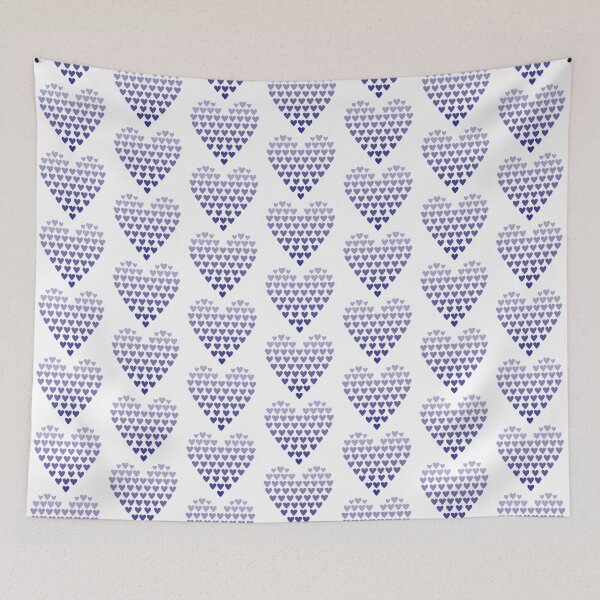 Item preview, Purple Gradient Heart shaped Hearts designed and sold by Ninja Design Printable.