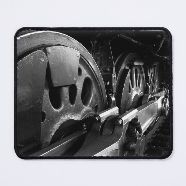 Item preview, Steam Engine Wheels in Black and White designed and sold by Douglas E. Welch Design and Photography.