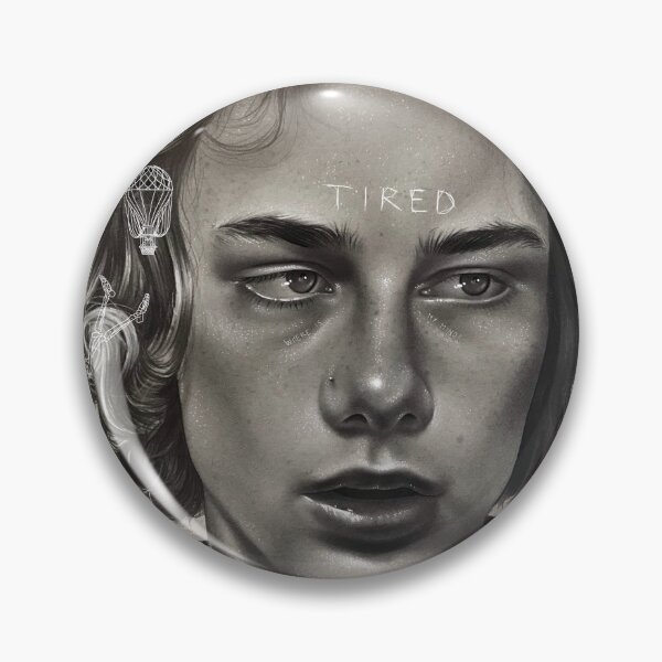 Item preview, 'Tired' portrait designed and sold by Munaalunaa.