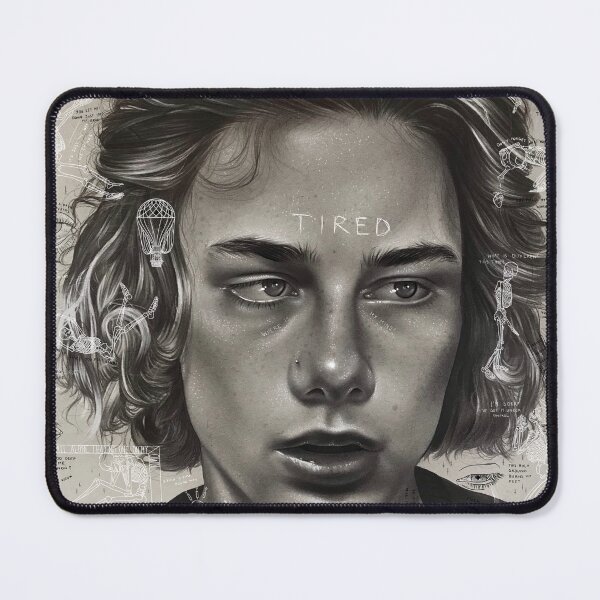 Item preview, 'Tired' portrait designed and sold by Munaalunaa.