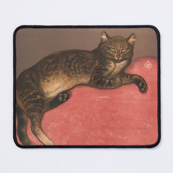 Item preview, Winter Cat on Cushion Vintage Cat Portrait designed and sold by VintageArchive.