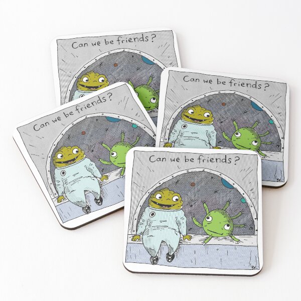 Item preview, Can We Be Friends? - Friendship Message - Zap Day Aliens designed and sold by Blaise Kolodychuk.