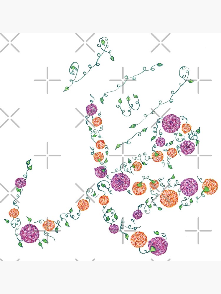 Muhammad Calligraphy in Flora by HajraMeeks