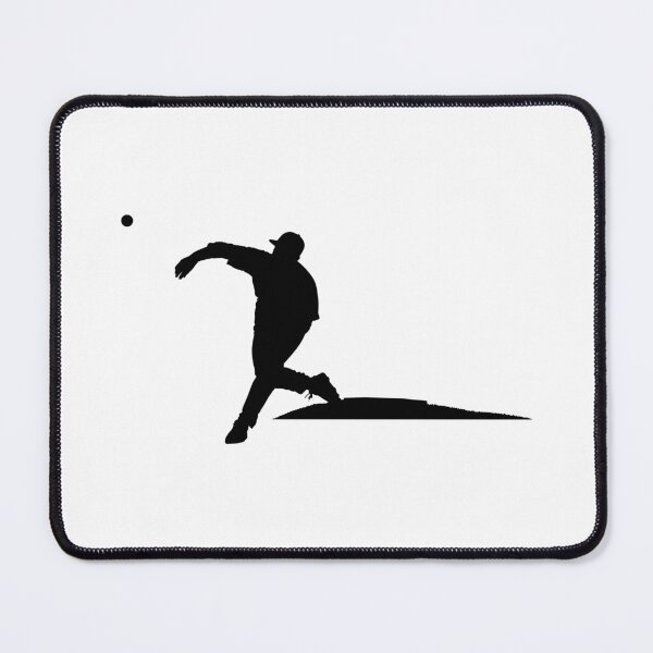Item preview, Baseball player, pitcher while throwing ball. Pitcher throwing a ball on pitcher mound.  designed and sold by Marcin Adrian.