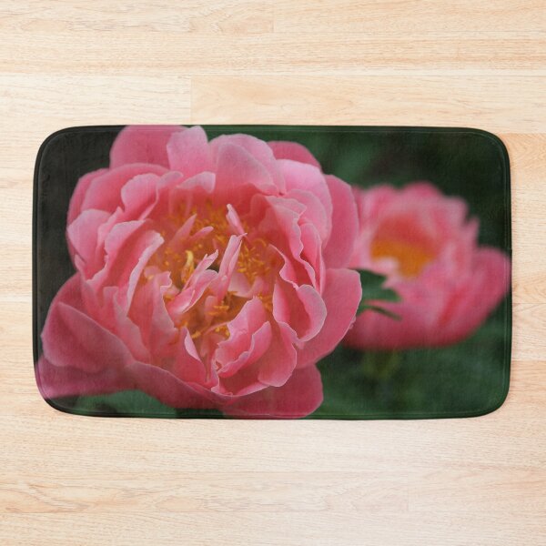 Pink Peony Perfection Bath Mat