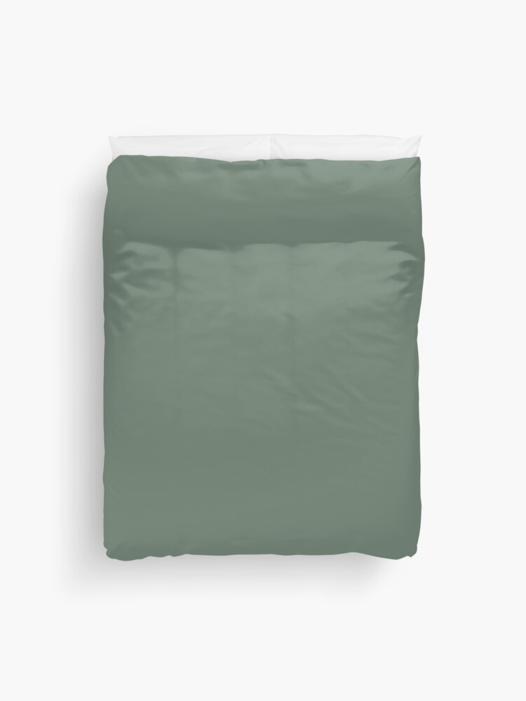 dark sage green duvet cover