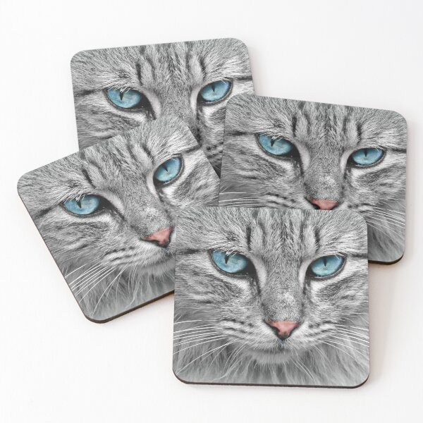 Item preview, cute blue eyed cat designed and sold by firminoo.
