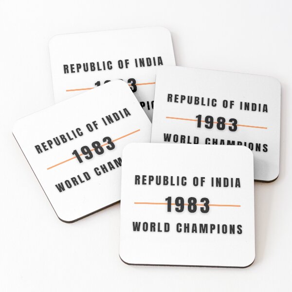 Item preview, Republic Of India 1983 World Champions designed and sold by PHLDesign.