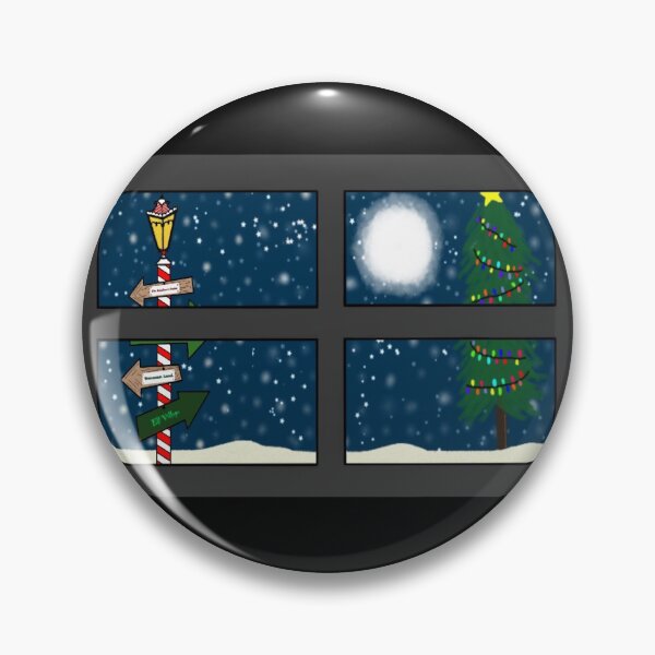 Item preview, North Pole Window designed and sold by Dance Beneath The Stars Designs.