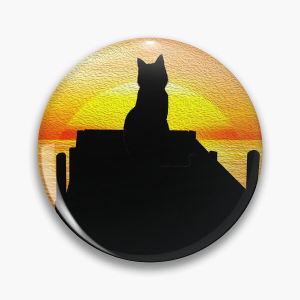 Item preview,  Cat at sunset designed and sold by ARTDAMPLUS.