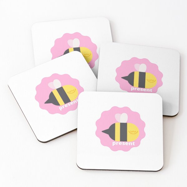 Item preview, Bee present - yoga and meditation  designed and sold by HONESTmerch-.