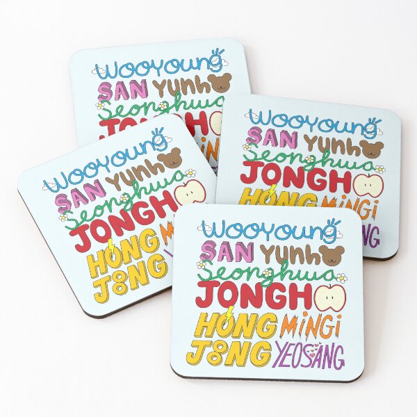 Item preview, ATEEZ' cute names. designed and sold by Duckiechan.