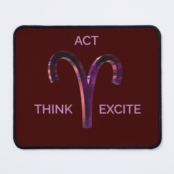 Item preview, Aries. Think, Act, Excite. designed and sold by VoloshenDesigns.