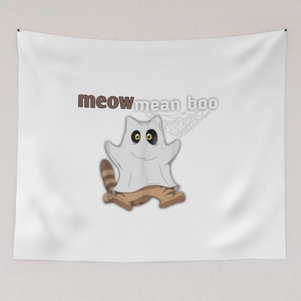 Item preview, Meow I Mean Boo designed and sold by StoreRahhal.