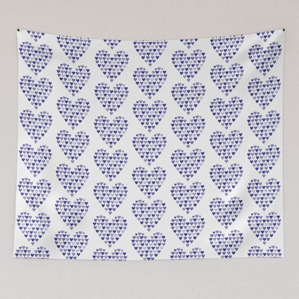 Item preview, Purple Heart shaped Hearts designed and sold by Ninja Design Printable.