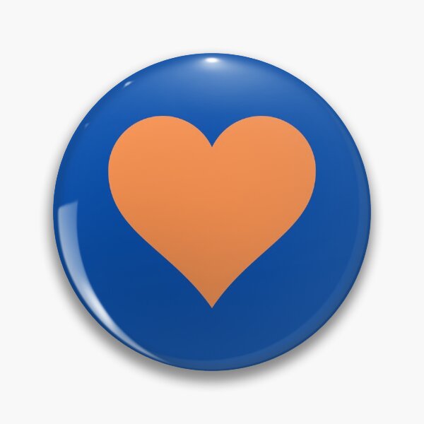 Item preview, UF Orange and Blue Heart Pattern Go Gators designed and sold by collazodesigns.