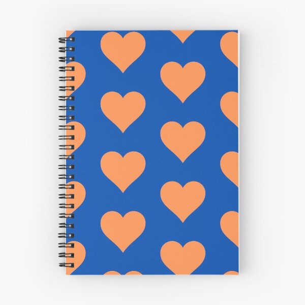 Item preview, UF Orange and Blue Heart Pattern Go Gators designed and sold by collazodesigns.