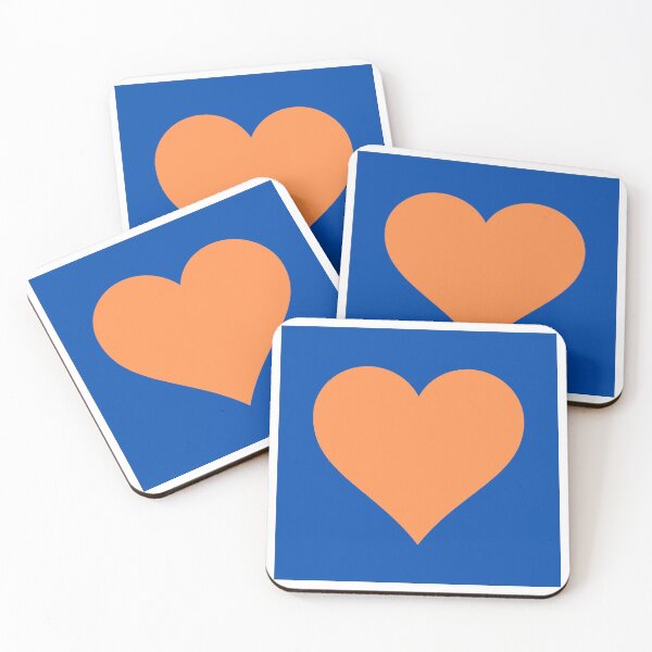 Item preview, UF Orange and Blue Heart Pattern Go Gators designed and sold by collazodesigns.