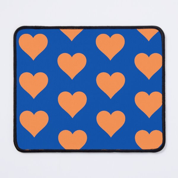 Item preview, UF Orange and Blue Heart Pattern Go Gators designed and sold by collazodesigns.